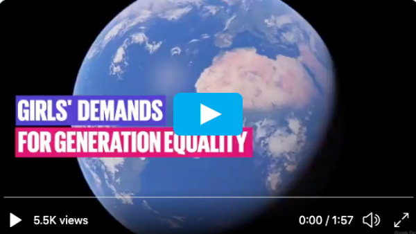 Girls' Demands for Generation Equality Video